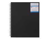 Goldline carnet spiralé 40F 22,9x30,5cm 250g - Noir