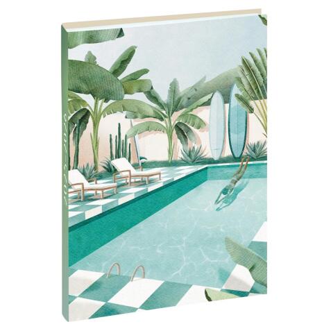 Agenda Forum Color Les Rideuses Tropical Vibes 12,5 x 17,5 cm Journalier Août 2025 à Juillet 2026 - Visuel