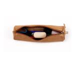 CÉLESTE CUIR Trousse ronde Ø5,5x22 cm Disco Or