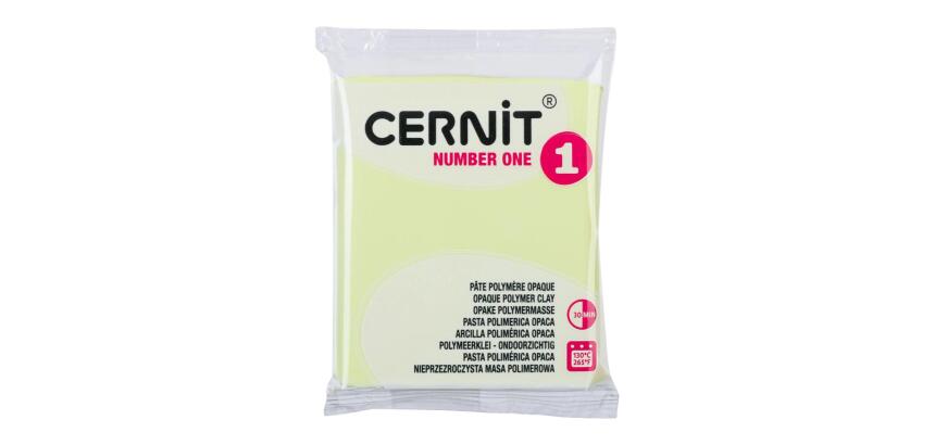 Cernit n°1 56 g jaune pastel - Jaune