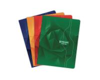 Cahier piqué 7000 17x22 cm 192 pages grands carreaux 70 g - Assortis