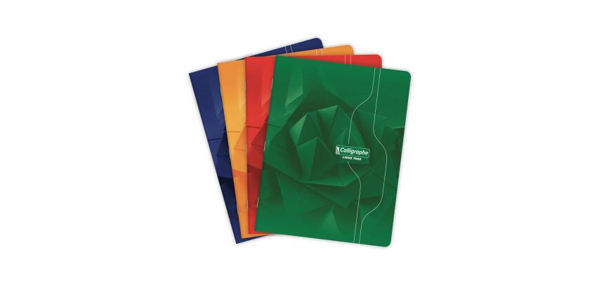 Cahier piqué 7000 17x22 cm 192 pages grands carreaux 70 g - Assortis
