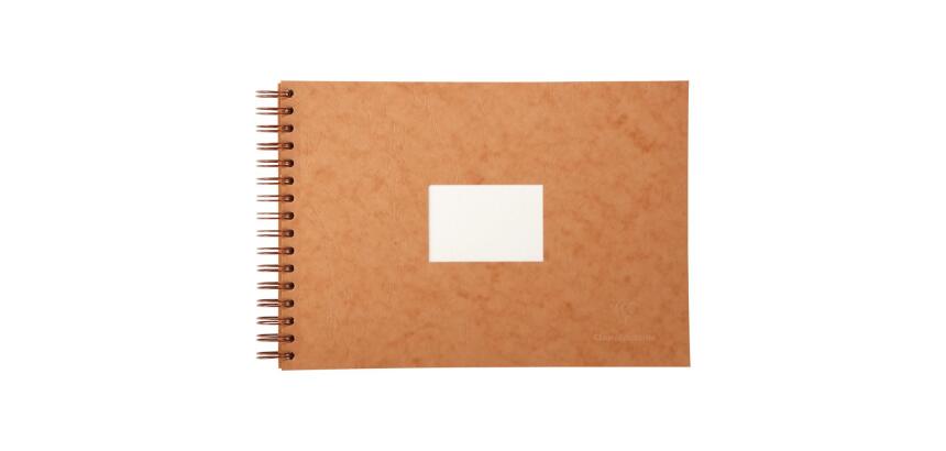 Carnet de Voyage aquarelle spiralé 20F A4 300g - Havane