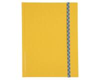 Schrift Iderama 220 x 170 mm 192 pagina's gelijnd - geel