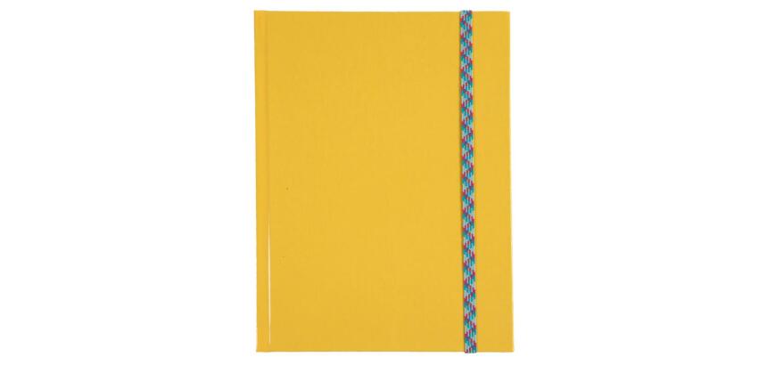 Carnet Iderama 220x170, 192 pages lignées - Jaune