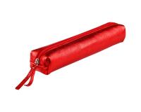 CUIRISÉ Trousse SLIM 4x2,5x19,5 cm - Rouge