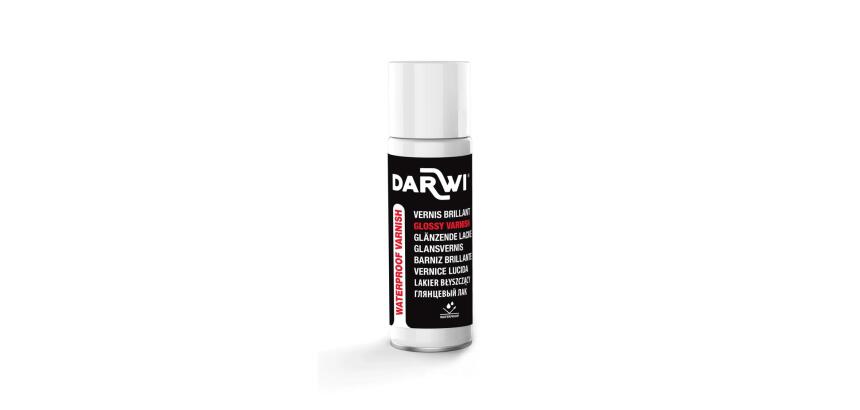 DARWI Vernis waterproof à base de solvant, 250ml (en aérosol), Finition brillante - Incolore