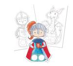 Graffy Puppet, Dragons et Chevaliers - Bleu