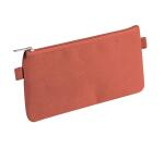 Trousse textile plate 22 x 11 cm, 4 couleurs assorties - Assortis
