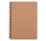Cahier reliure intégrale Age Bag A5 100 pages petits carreaux - Tabac