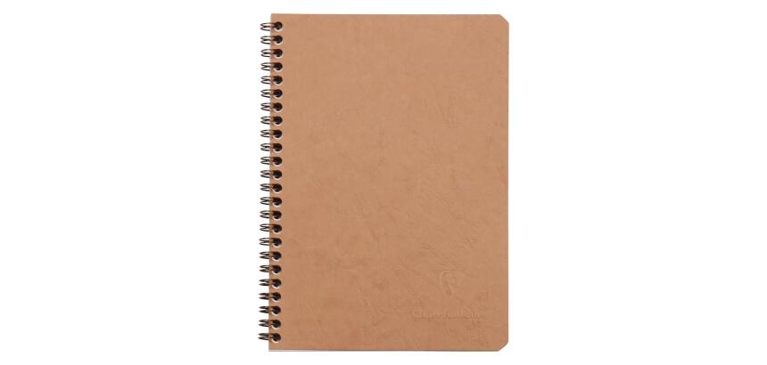 Cahier reliure intégrale Age Bag A5 100 pages petits carreaux - Tabac