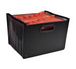 Trieur valisette extensible 24 compartiments Exadesk Exactive® - A4 - Noir