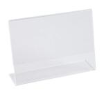 Lot de 10 porte-étiquettes A7 horizontal - Cristal