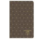 Neo Deco carnet piqûre textile 9x14cm 96 pages ligné motifs assortis papier ivoire 90g - Assortis