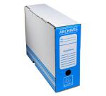Boite archive Dos 100mm carton ondulé couleurs - 25x34cm