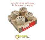 Collection Maîtresse, tampon appréciations textes - Marron