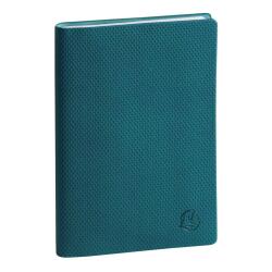 Agenda de poche SAS 15 Agora Canvas 10.5 cm x 15.5 cm Semainier Août 2025 à Août 2026 - Bleu canard