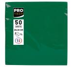 Pack of 50 micro-embossed 2-ply cotton cocktail napkins - 20x20 cm