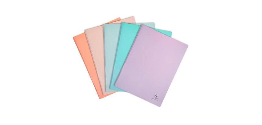 Exacompta Aquarel PP Display Book A4 30 Pockets - Assorted colours