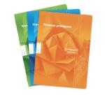 Cahier Travaux Pratiques piqué 7000 A4 64 pages grands carreaux 70 g + uni 90 g - Assortis