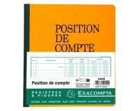 Boekje Rekeningoverzicht 21x19c m - genummerd - 80 blad - Geassorteerd