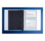 Album photo classeur 60 pages noires OfficeByMe - Bleu canard