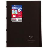 Cahier piqué Koverbook A4 96 pages grands carreaux couverture polypropylène transparent