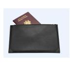 Pochette multifonction en cuir, petit modèle - Noir