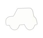 Symbole voiture 12cm - Blanc