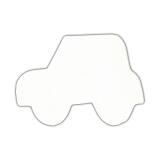 Symbole voiture 12cm - Blanc