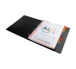 Tabbladen gerecycleerd karton 220g - 12 tabs - A4 maxi - Geassorteerd