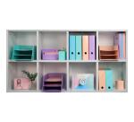 Corbeille à courrier Combo 3 niveaux carton Aquarel