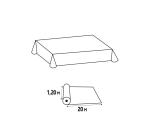 Nappe en rouleau spunbond, indéchirable et épongeable - 20x1,20m