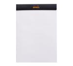 Bloc agrafé Rhodia N°16 14,8x21 cm 80 feuillets uni 80g - Noir