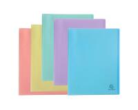 Portalistino Chromaline polipropilene flessibile tras, 60 buste liscio - A4 - Colori assortiti