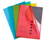 Bolsa de 100 Dossiers con uñero A4 9/100e Polipropileno piel de naranja - Colores surtidos