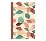 Gaïa beige, Carnet cousu fil 9x14cm, 96 pages, ligné, ass.