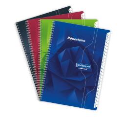 Répertoire reliure intégrale 7000 A4 180 pages petits carreaux 70 g - Assortis