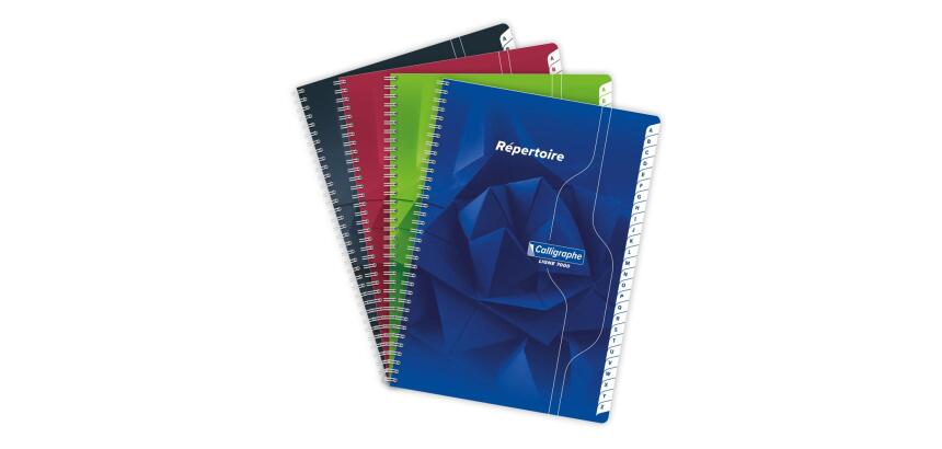Répertoire reliure intégrale 7000 A4 180 pages petits carreaux 70 g - Assortis