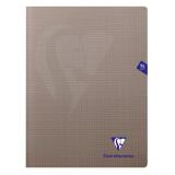 Cahier piqué Mimesys 24x32cm 96 pages petits carreaux couverture polypropylène