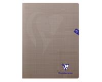 Cahier piqué Mimesys 24x32cm 96 pages petits carreaux couverture polypropylène