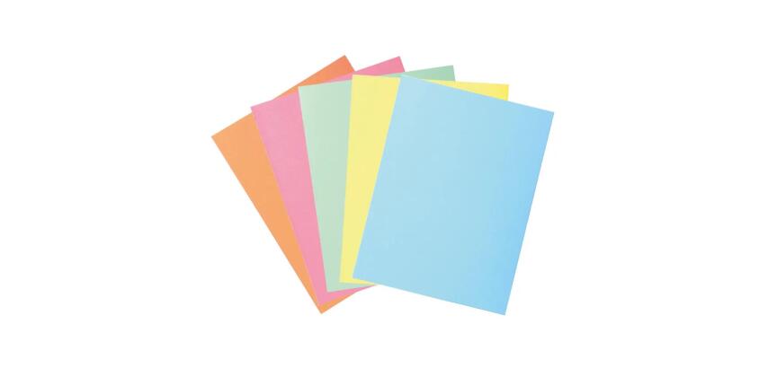 Chemise dossier 2 rabats Exacompta Super 210 24 x 32 cm couleurs pastel - Paquet de 50