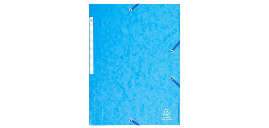 Chemise à élastiques Maxi Capacity, A4, turquoise