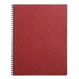 Carnet reliure intégrale Age Bag A4+ 160 pages détachables perforé 4 trous ligné - Rouge