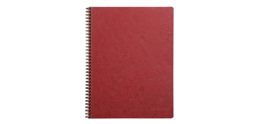 Carnet reliure intégrale Age Bag A4+ 160 pages détachables perforé 4 trous ligné - Rouge