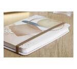 Evanescence, Carnet rembordé rigide A6 10,5x14,8 cm, 160 pages, uni, pochette à soufflet au dos, marque-page, fermeture élastique, ass. - Multicolore