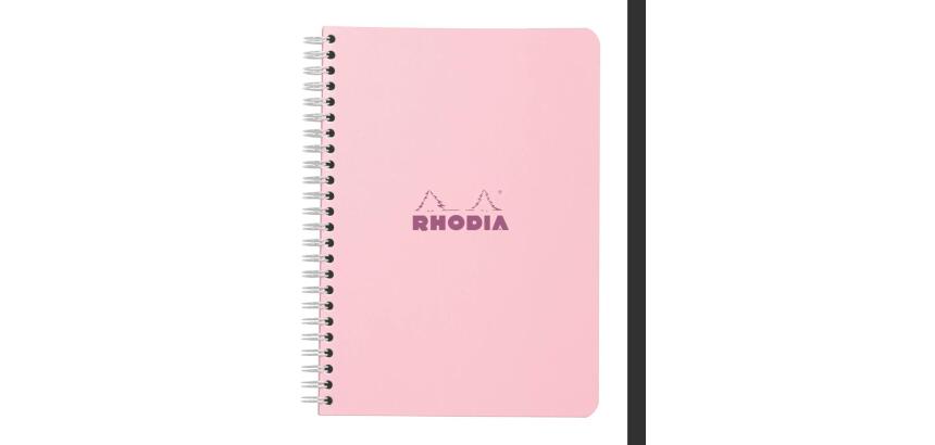 Rhodia spiraalgebonden notitieboekje A5 Colors Roze 14,8 x 21 cm - Roze