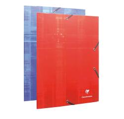 Chemise à élastiques 3 rabats 24x32cm Couleur aléatoire - Assortis