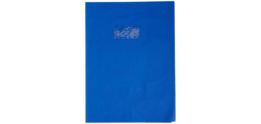 Protège-cahiers grain cuir PVC 22/100ème 24x32 cm