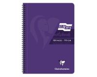 Cahier reliure intégrale EUROPA GLOSSY A4 180 pages détachables micro-perforées ligné + marge